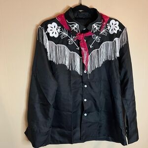 Barbie Cowboy Ken Medium Costume Shirt